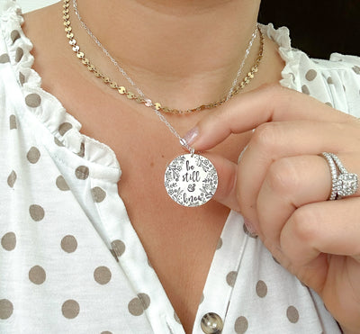 To The Moon π 1β Disc Necklace