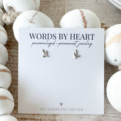 Silver Leaflet Earrings