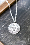 Be Still & Know 1” Disc Necklace