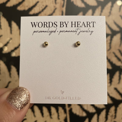 Basic Ball Stud Earrings