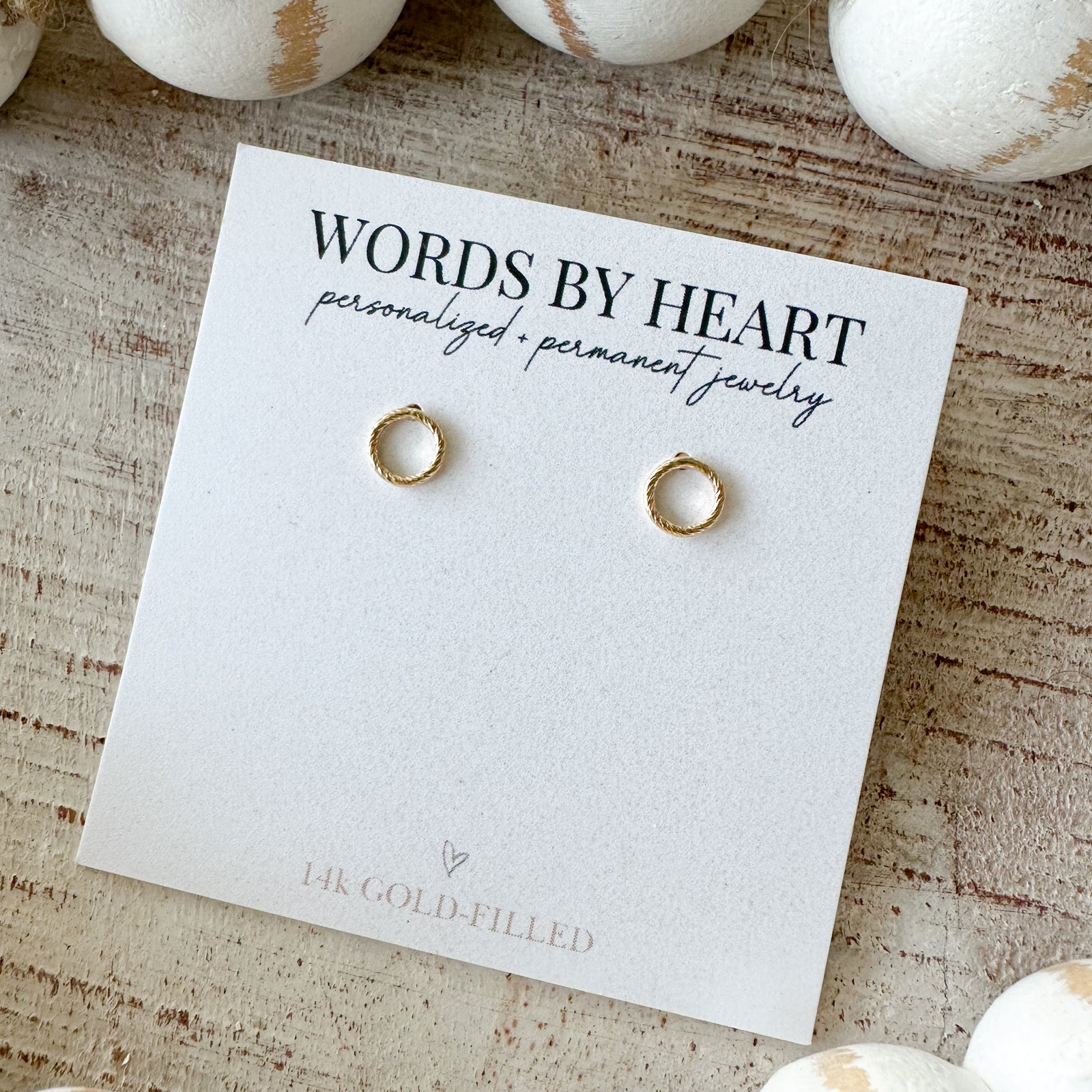 Sparkle Circle Post Earrings