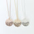 Bloom Floral Disc Necklace