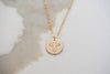 The Happy Heifer - Dainty Cow Disc Necklace