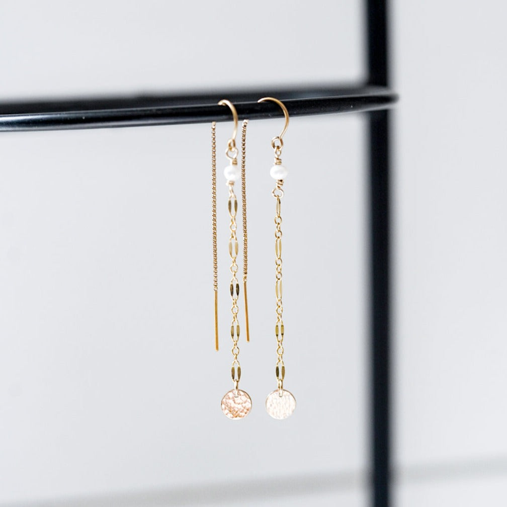 Drops of Jupiter Chain Threader Earrings