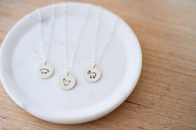 The GOAT Dainty Disc Necklace