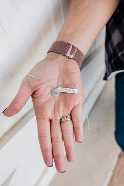 She Believed She Could So She Did - Runner's Charm Necklace