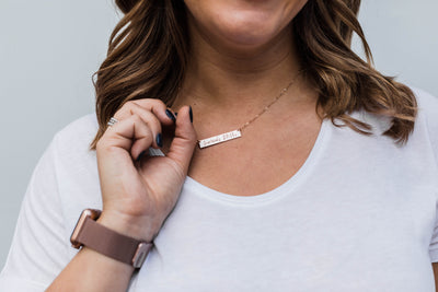 Best-Selling ✨ Personalized Bar Necklace ✨